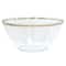 8 Pack: 7.25" Gold Rim Plastic Party Bowl by Celebrate It™